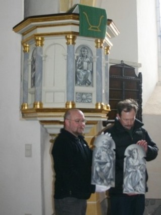 Kanzelbilder Schlosskapelle Lichtenwalde